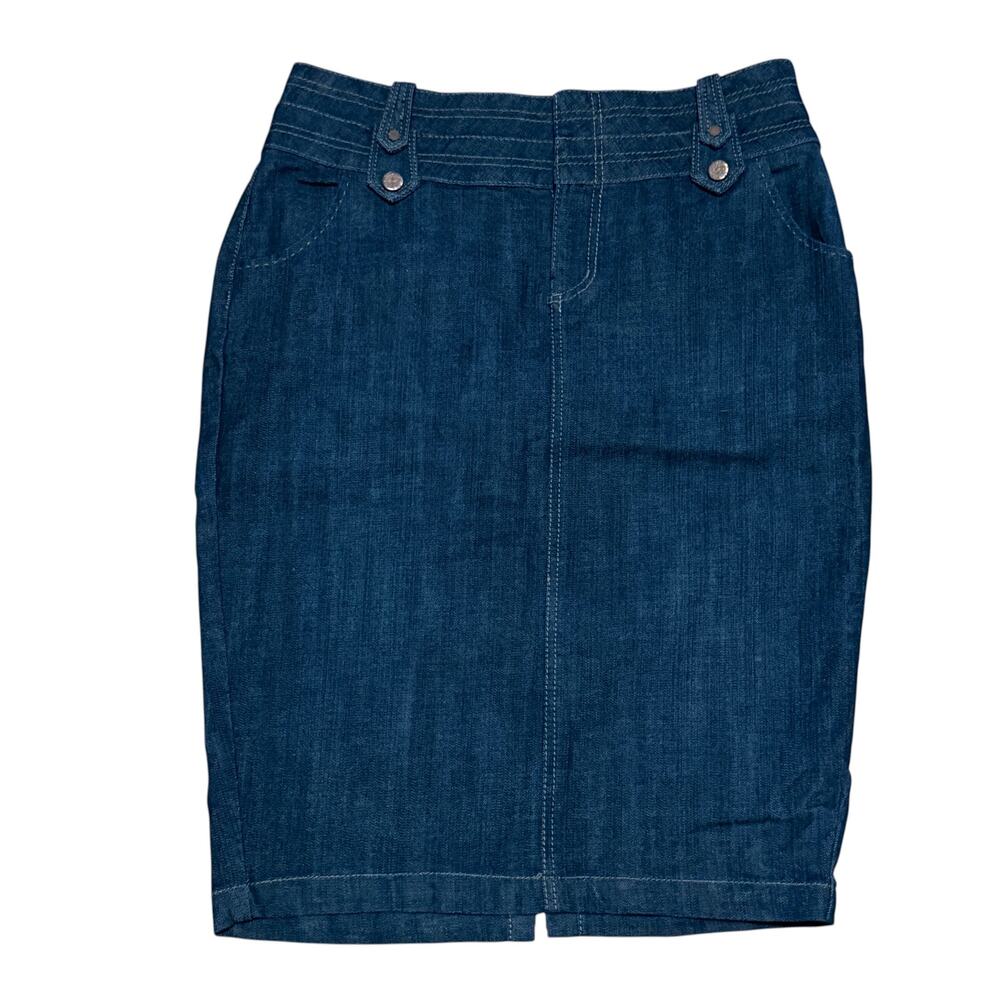 Vintage Venezia Denim Pencil Skirt size 14